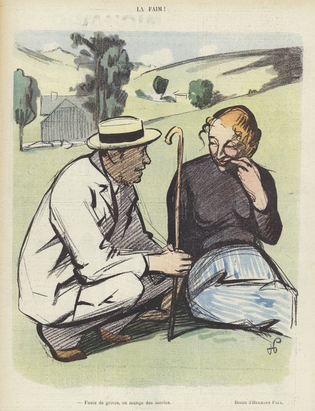 Kuvitus Le Rirelle tekijältä Rene George Hermann Paul