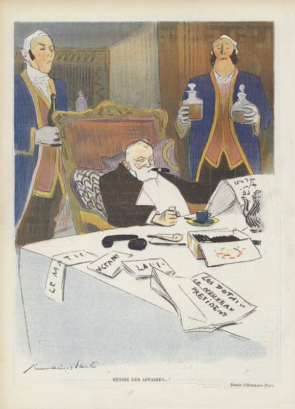 Kuvitus Le Rirelle tekijältä Rene George Hermann Paul