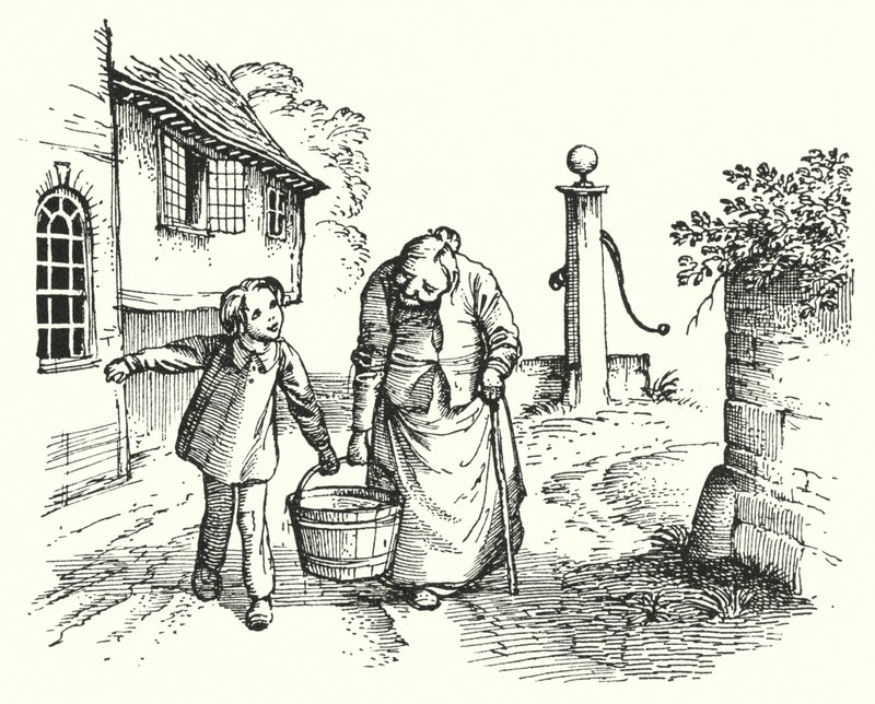 Hans Christian Andersen: Little Tuk (litho) tekijältä Rex (after) Whistler