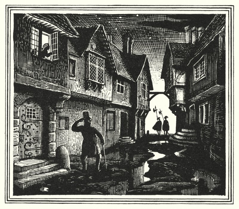 Hans Christian Andersen: Onnen galoshes (litho) tekijältä Rex (after) Whistler