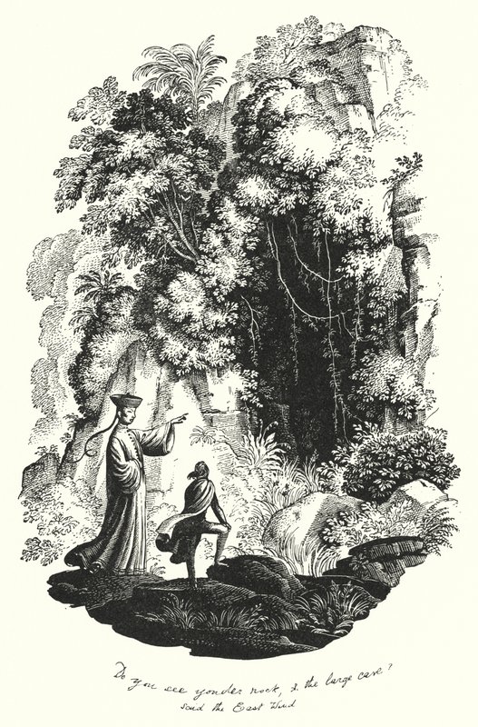 Hans Christian Andersen: Paratiisin puutarha (litho) tekijältä Rex (after) Whistler
