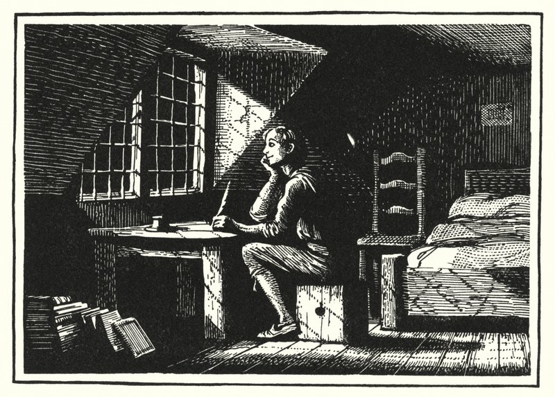 Hans Christian Andersen: The Goblin and The Huckster (litho) tekijältä Rex (after) Whistler