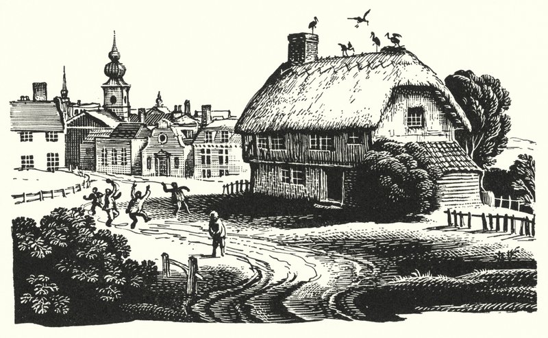 Hans Christian Andersen: Haikarat (litho) tekijältä Rex (after) Whistler