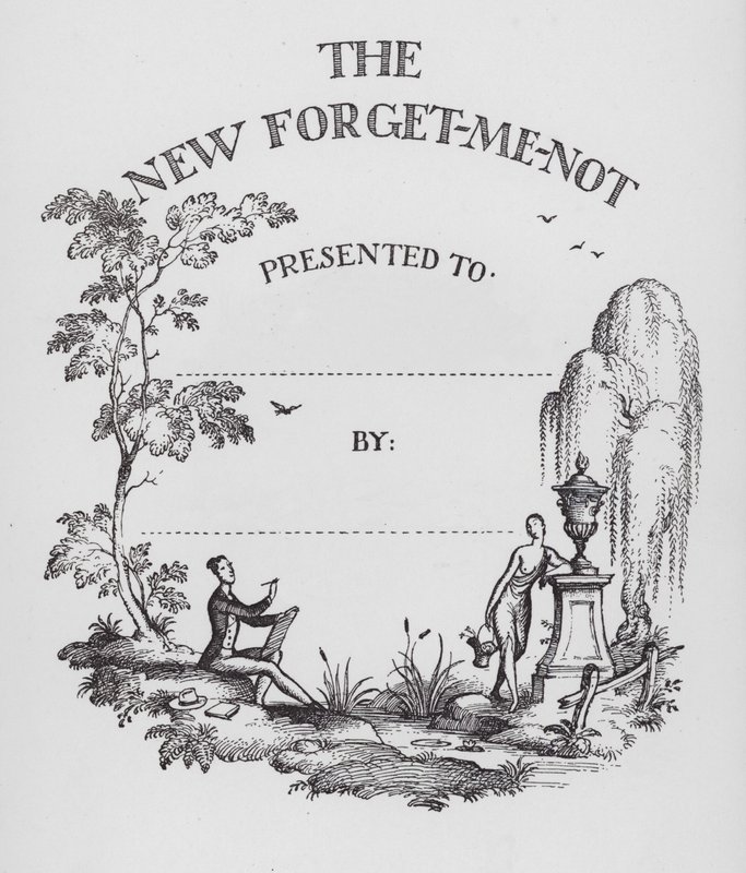 The New Forget-Me-Not … Esitetty … Tekijä (litho) tekijältä Rex (after) Whistler