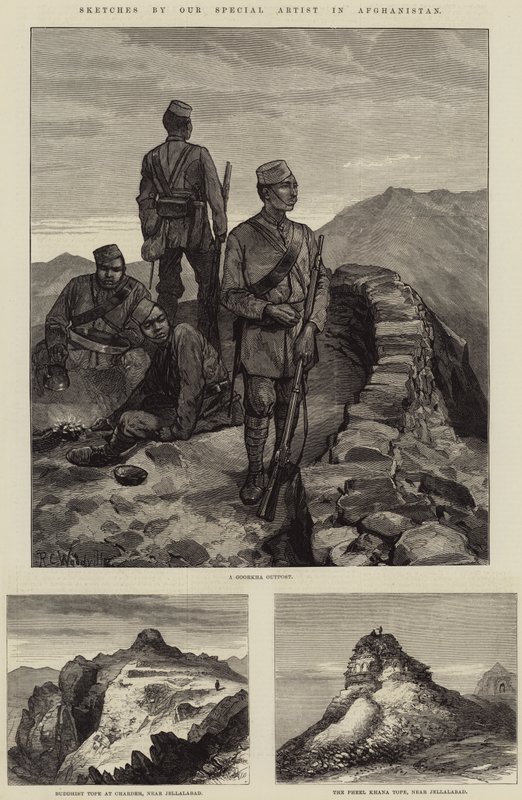 Afganistanin erikoistaiteilijamme luonnoksia tekijältä Richard Caton Woodville junior