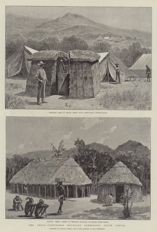 Anglo-Portugalin rajakomissio, Etelä-Afrikka tekijältä Richard Caton Woodville junior