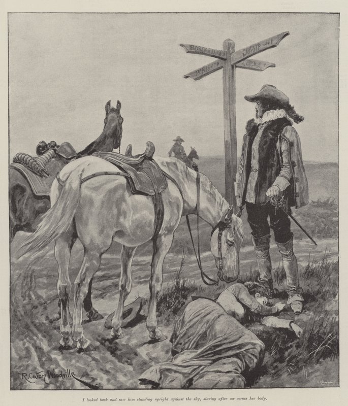 Stanley J Weymanin punaisen viitta alla tekijältä Richard Caton Woodville junior