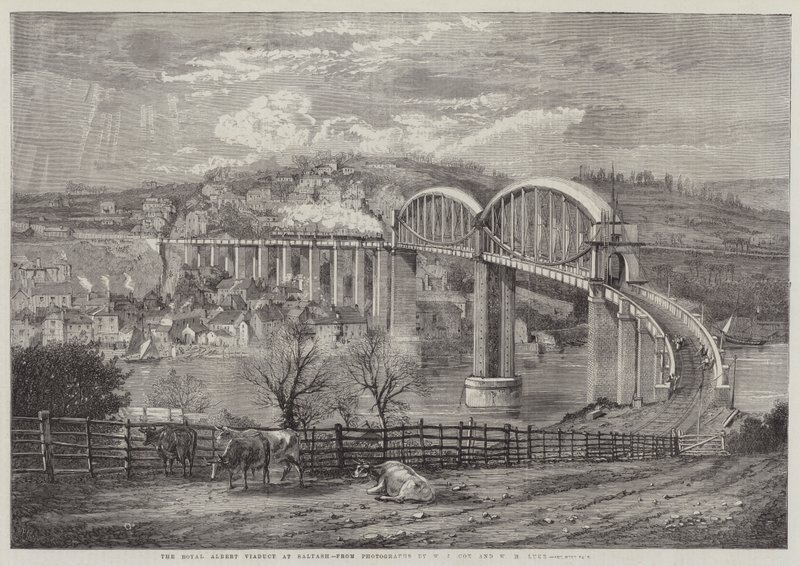 Royal Albert Viaduct Saltashissa tekijältä Richard Principal Leitch