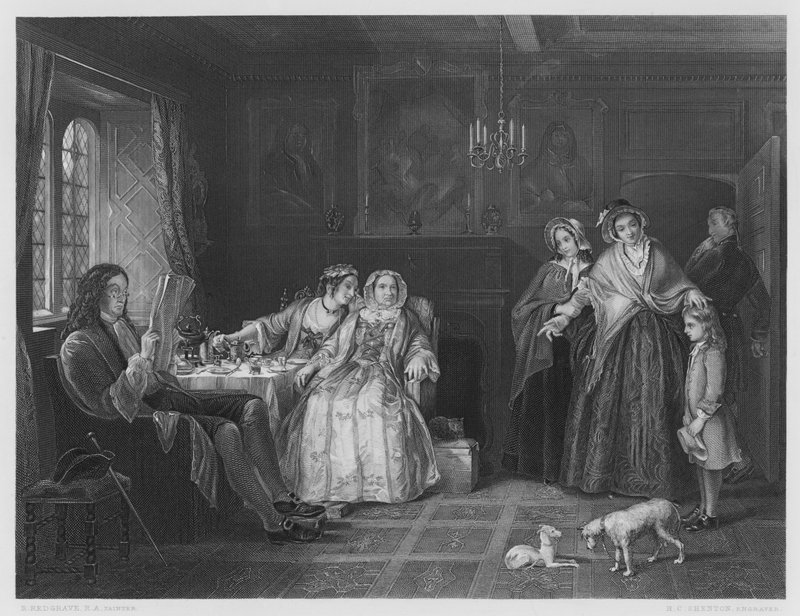 Country Cousins, kuvasta Vernon Galleryssä tekijältä Richard Redgrave