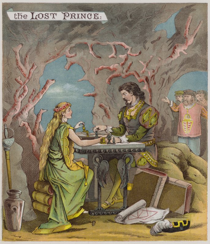 Kuvitus Myrskylle (chromolitho) tekijältä Richard Andre