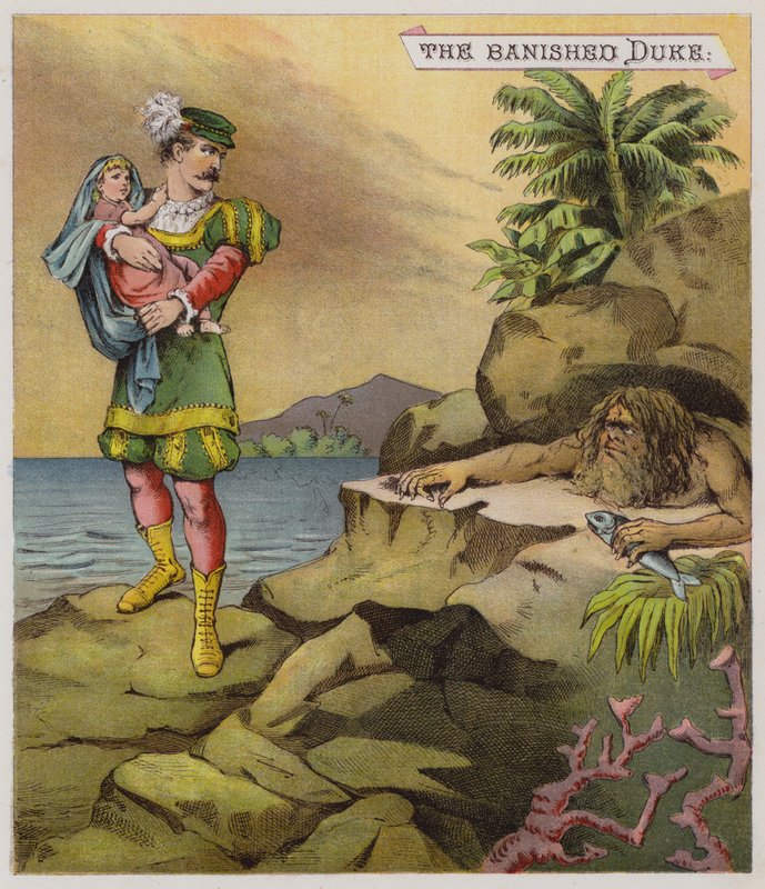 Kuvitus Myrskylle (chromolitho) tekijältä Richard Andre