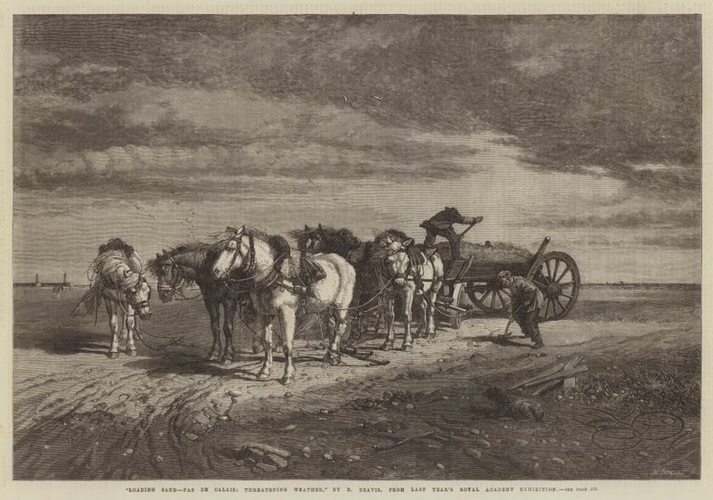 Ladataan Sand-Pas de Calais, uhkaava sää, viime vuoden Royal Academy -näyttelystä tekijältä Richard Beavis