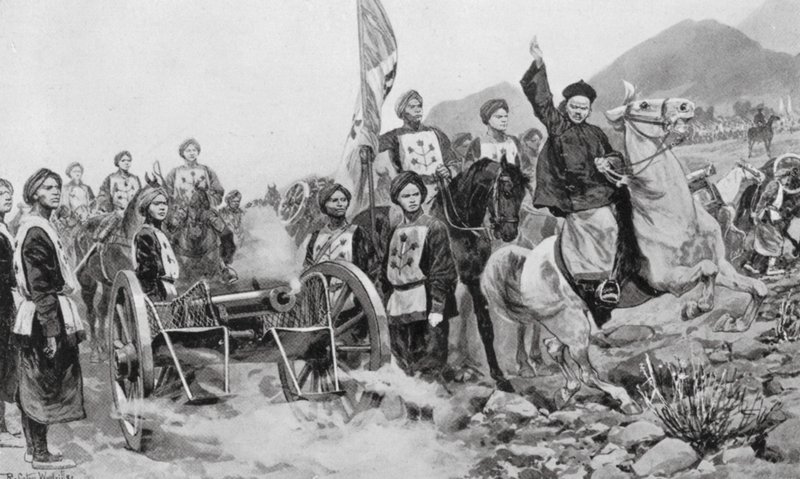 Kiinan ja Japanin sota tekijältä Richard Caton II (after) Woodville