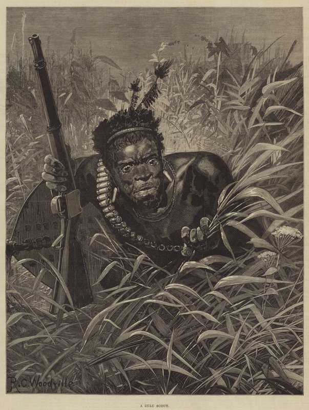 Zulu-partiolainen tekijältä Richard Caton Woodville junior