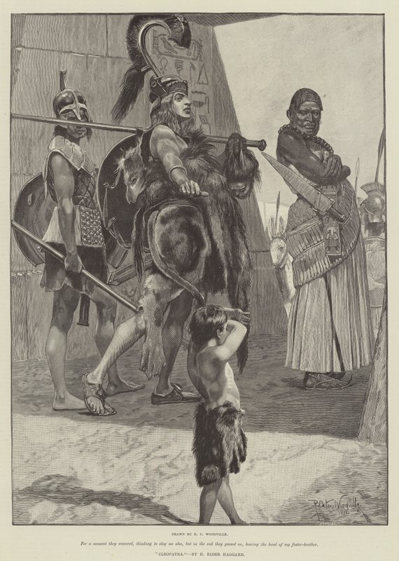 Kleopatra, kirjoittanut H Rider Haggard tekijältä Richard Caton Woodville junior