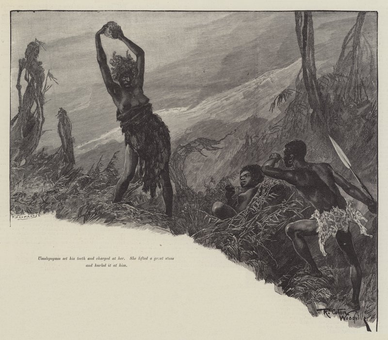 Nada lilja, kirjoittanut H Rider Haggard tekijältä Richard Caton Woodville junior