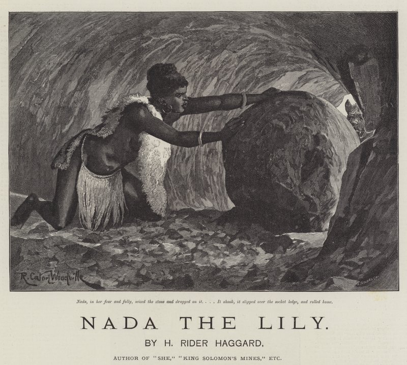 Nada lilja, kirjoittanut H Rider Haggard tekijältä Richard Caton Woodville junior
