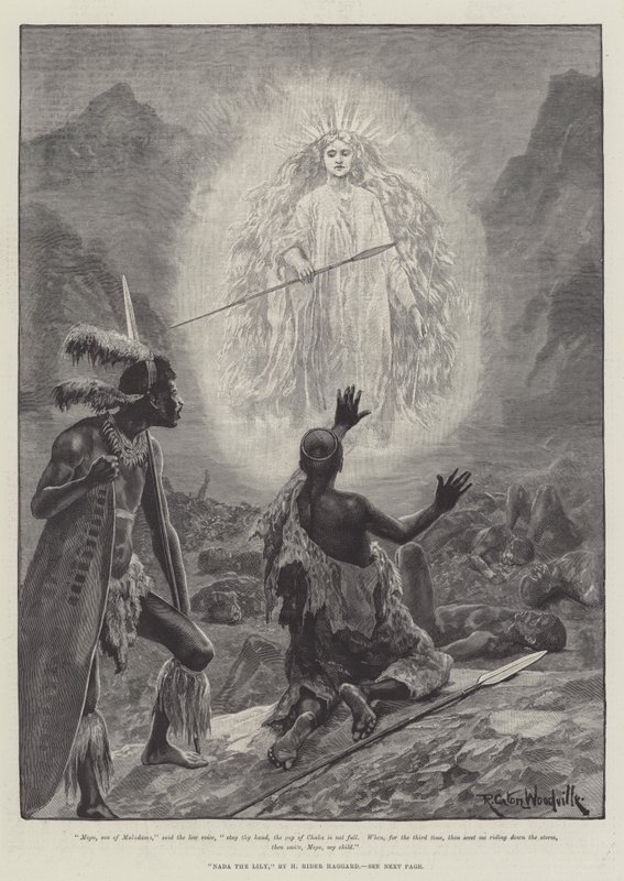 Nada the Lily, kirjoittanut H Rider Haggard tekijältä Richard Caton Woodville junior