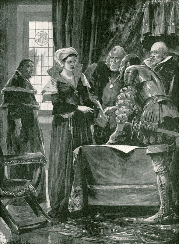 Ainoa kruunaamaton Englannin kuningatar: Lady Jane Gray tekijältä Richard Caton Woodville junior