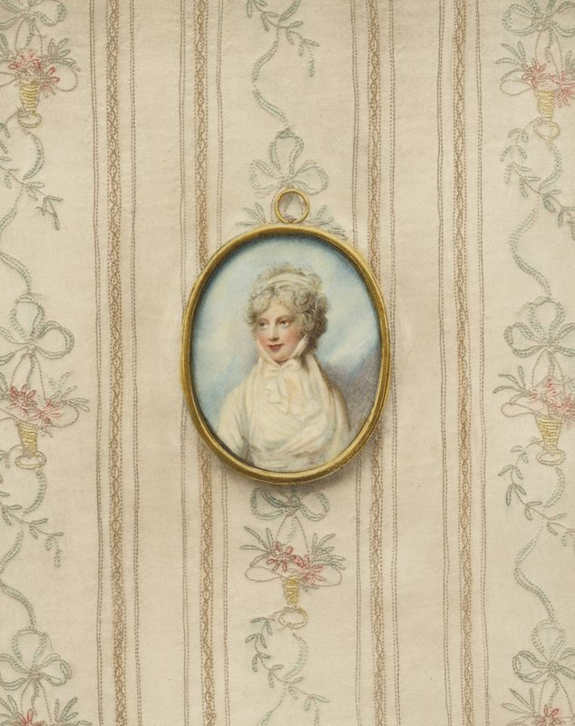 Prinsessa Sophian muotokuva, kuningas Yrjö III:n 5. tytär tekijältä Richard Cosway
