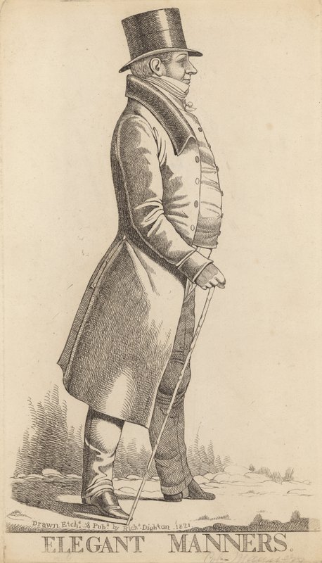 Charles Manners Sutton; 1. varakreivi Canterbury; Tyylikkäät tavat tekijältä Richard Dighton