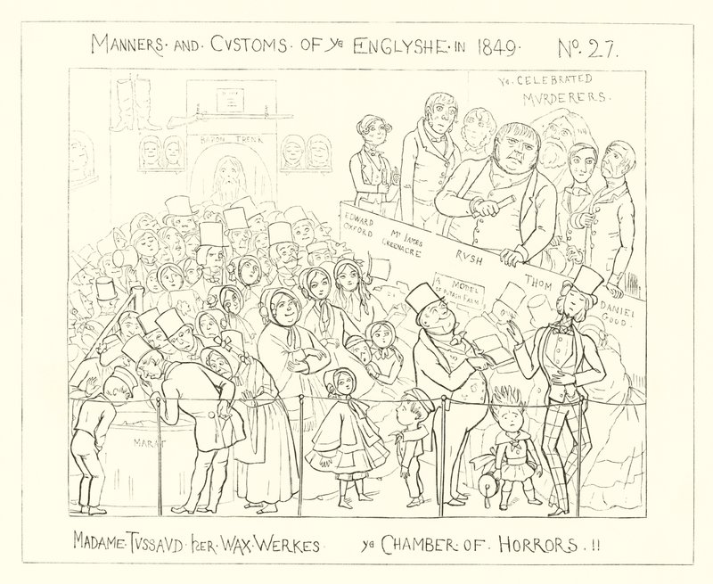1849, Madame Tussauds Waxworks, Kauhujen kammio tekijältä Richard Doyle