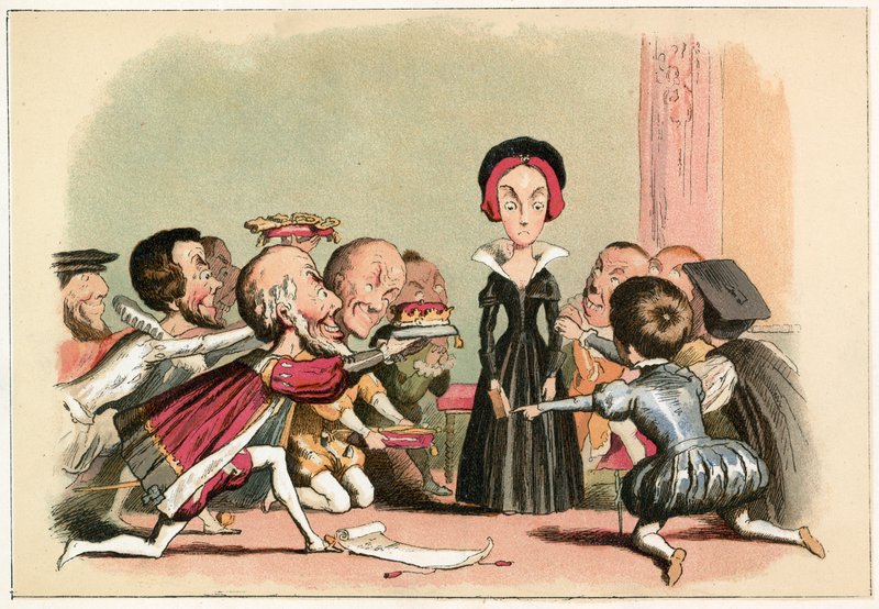 Lady Jane Dudley painosti ottamaan vastaan kruunun tekijältä Richard Doyle