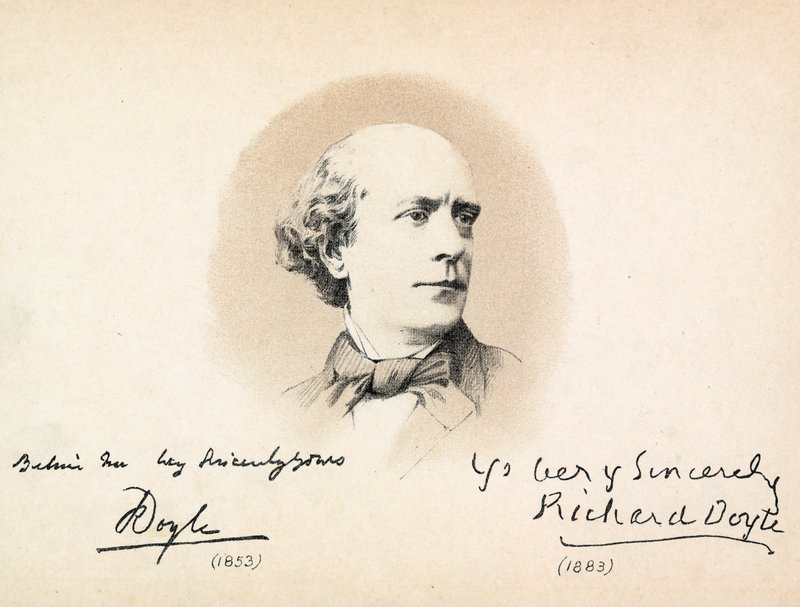 Richard Doylen muotokuva tekijältä Richard Doyle