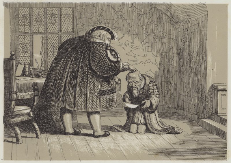 Varastojen lisääminen Henrik VIII:n (akvatinta) aikana tekijältä Richard Doyle