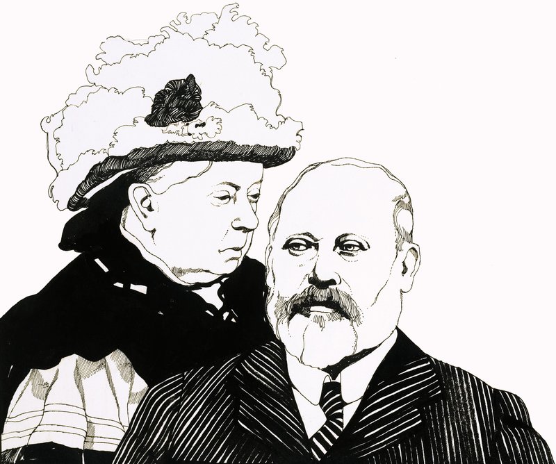 Kuningatar Victoria ja Walesin prinssi, josta tuli pian kuningas Edward VII. tekijältä Richard Hook