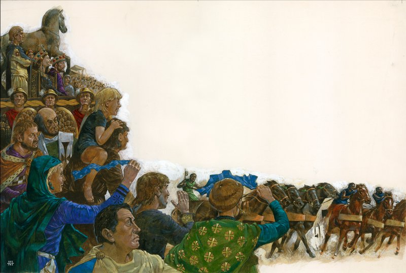 Kilpaurheilu Hippodromilla 530 jKr. tekijältä Richard Hook