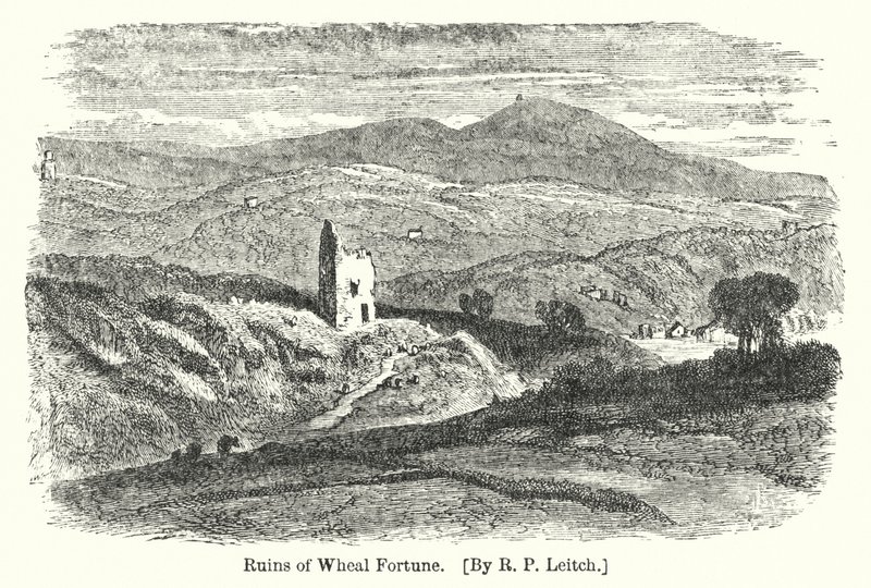 Ruins of Wheal Fortune (kaiverrus) tekijältä Richard Principal (after) Leitch