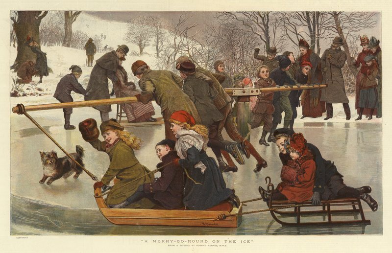 Merry-Go-Round jäällä tekijältä Robert Barnes