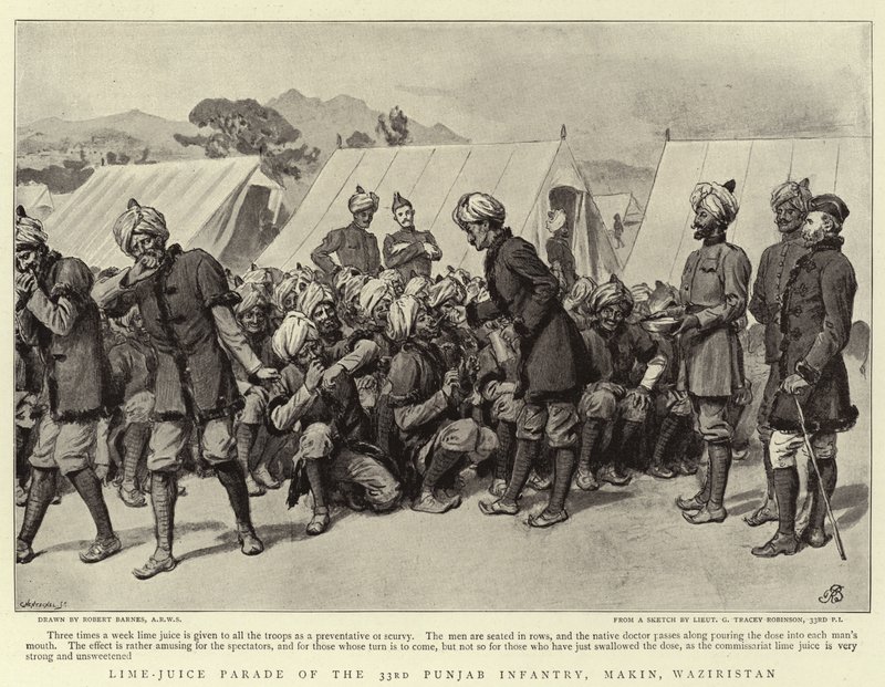 Punjabin 33. jalkaväen lime-mehuparaati, Makin, Waziristan tekijältä Robert Barnes