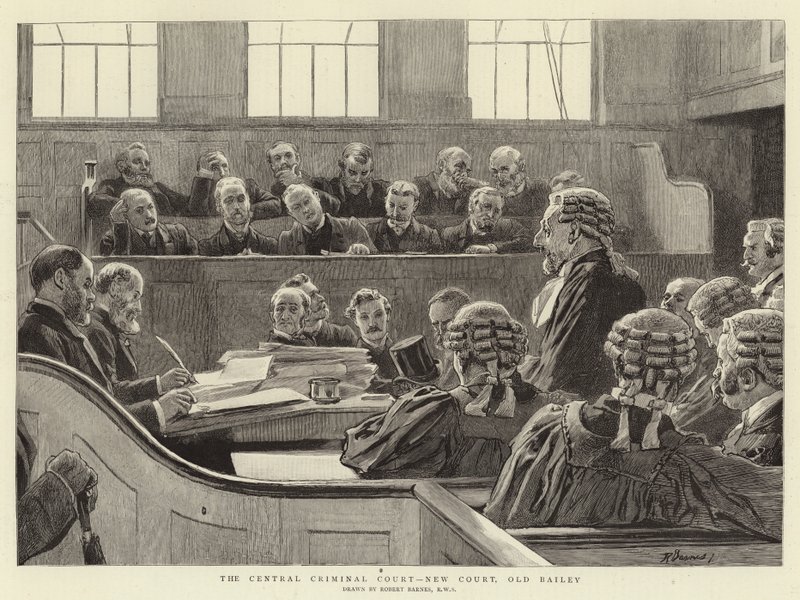 Keskusrikostuomioistuin, New Court, Old Bailey tekijältä Robert Barnes