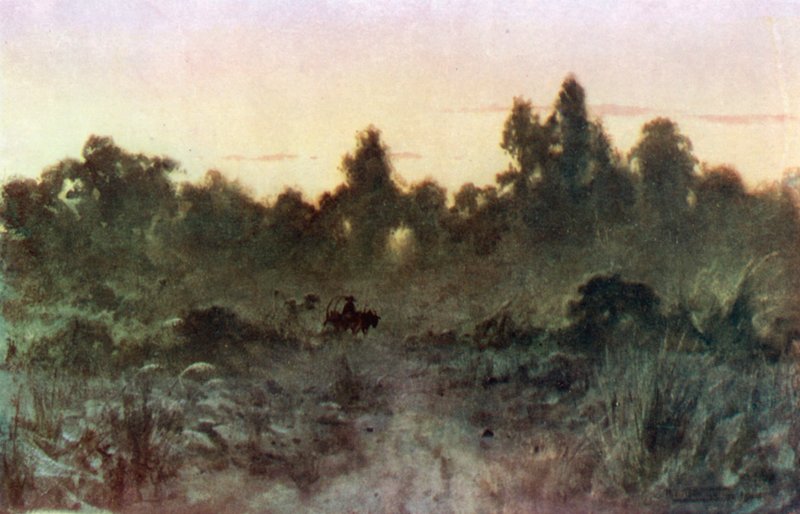 Aamunkoitto metsässä tekijältä Robert George Talbot Kelly