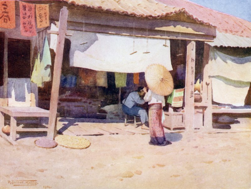 Bazaarissa, Bhamossa tekijältä Robert George Talbot Kelly