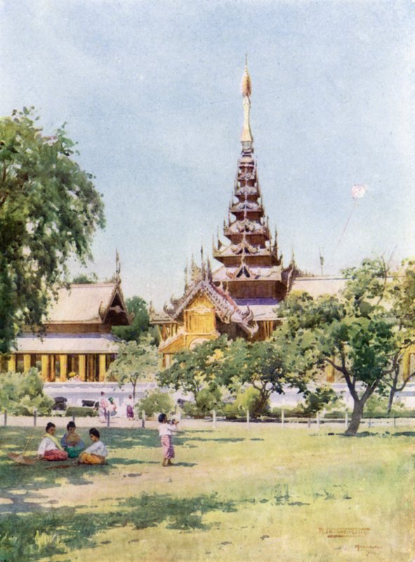 "Universumin keskus", Mandalay tekijältä Robert George Talbot Kelly