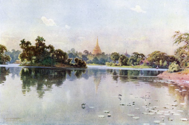 Shwe Dagon Dalhousie Parkista tekijältä Robert George Talbot Kelly