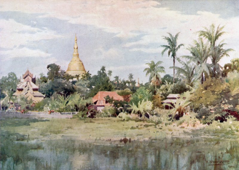 Shwe Dagon Bahan Tankista tekijältä Robert George Talbot Kelly