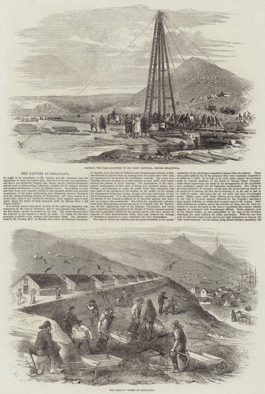 Navvies Balaclavassa tekijältä Robert Thomas Landells