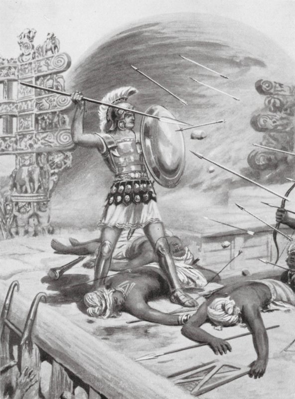 Aleksanteri Suuren uroteko, 326 eaa. (litografia) tekijältä Robert Ambrose Dudley