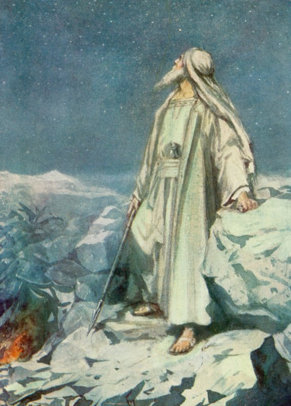Tähtien laskeminen (väri litho) tekijältä Robert Ambrose Dudley