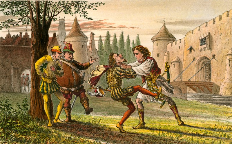 Kahdestoista yö, näytös IV, kohtaus I tekijältä Robert Ambrose Dudley