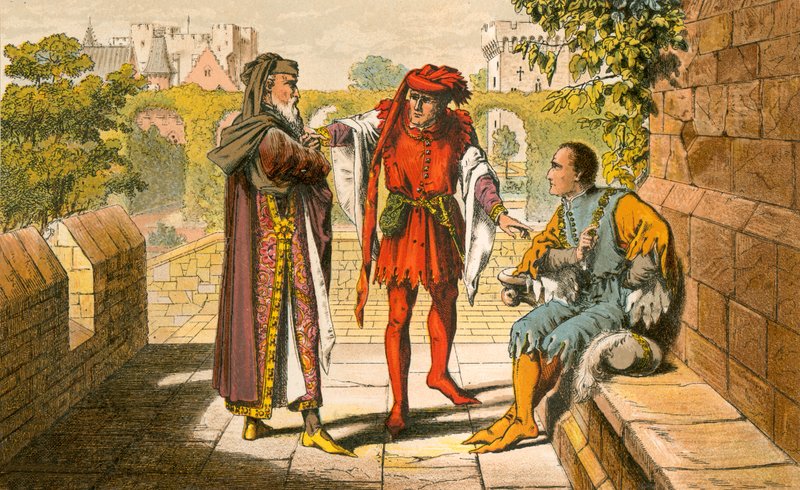 Warwick. "Olkaa me ensimmäisiä, jotka tervehtivät oikeutettua suvereeniamme" tekijältä Robert Ambrose Dudley