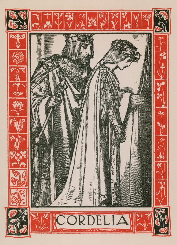 Cordelia, kuningas Lear tekijältä Robert Anning Bell
