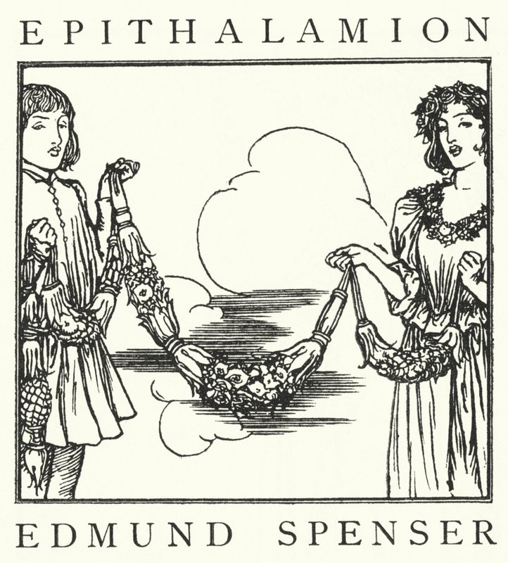 Epithalamion, Edmund Spenser (litho) tekijältä Robert Anning Bell