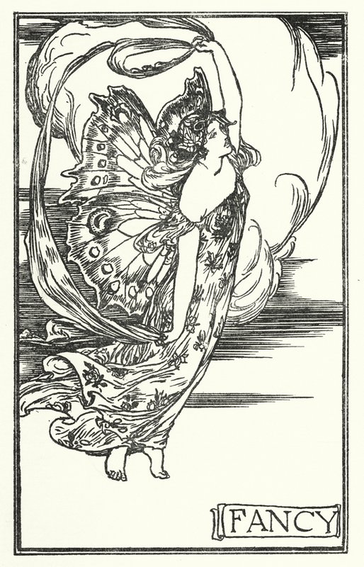 Kuvitus John Keatsin runoille: Fancy (litho) tekijältä Robert Anning Bell