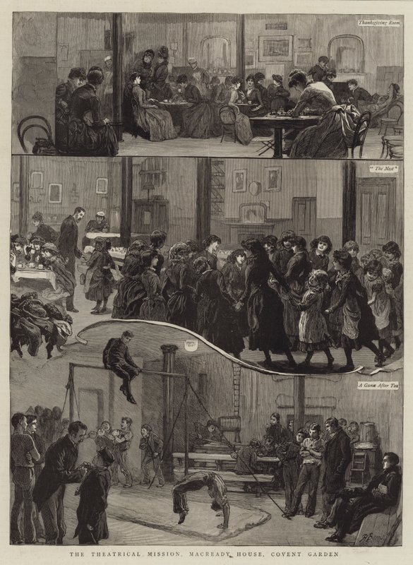 Theatrical Mission, Macready House, Covent Garden tekijältä Robert Barnes