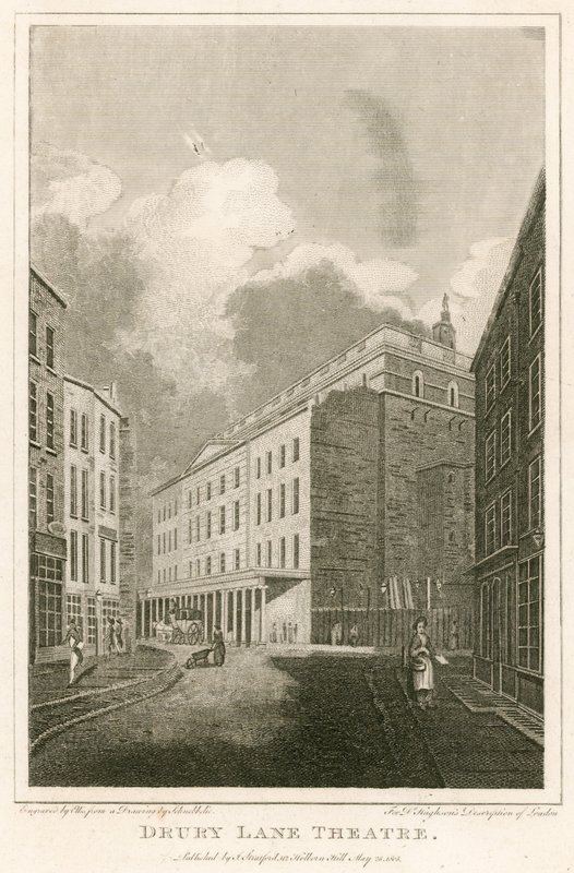 Drury Lane Theatre, Lontoo tekijältä Robert Blemell Schnebbelie